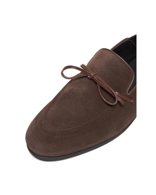 Bally Brown Round-Toe Loafers for men