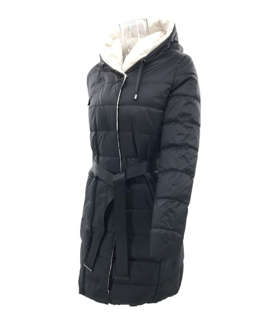 Weekend by Maxmara Black Double-Sided Hooded Down Jacket