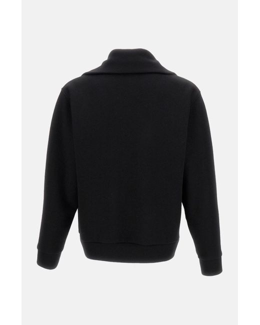 Barena Black Zipper Casual Jacket for men