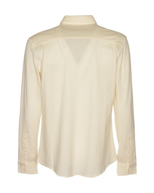 Roberto Collina White Long Sleeve Shirt for men