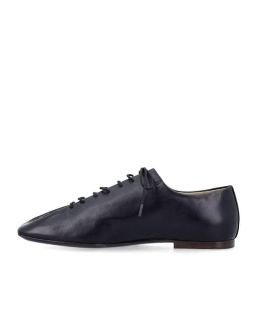 Lemaire Blue Souris Flat Nappa Derbies