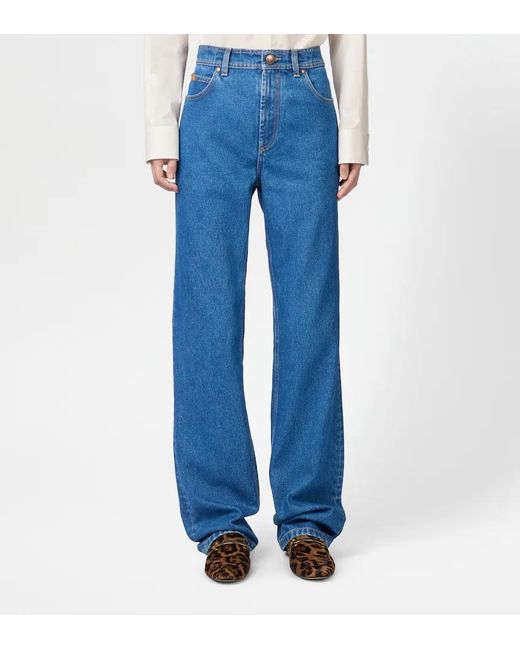 Tod's Blue Back-Patch Jeans