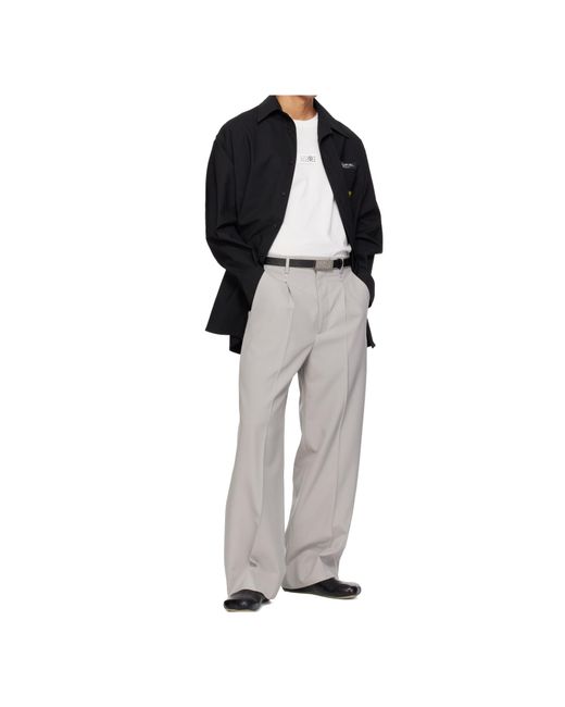 MM6 by Maison Margiela White Numeric Belt for men