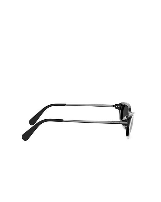 Dior White Eyewear D-Moon B2I Butterfly Frame Sunglasses