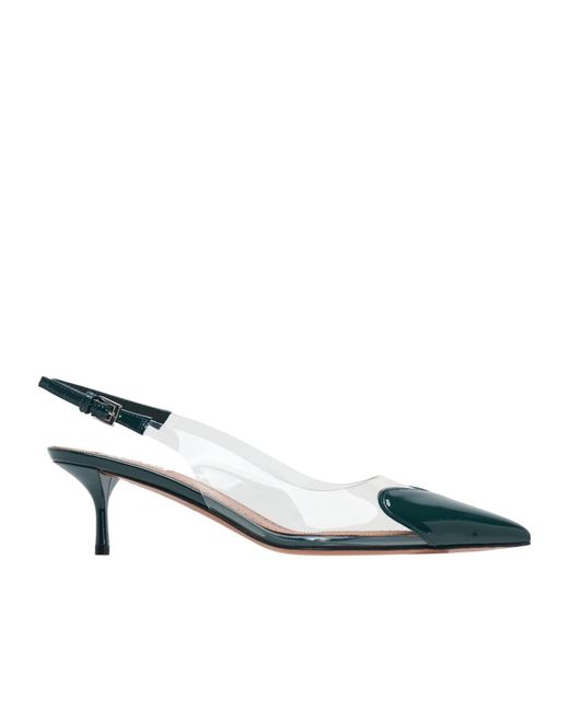 Alaïa Multicolor Alaïa Le Coeur Slingback Kitten Heel Pumps