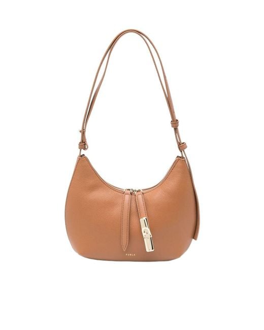 Furla White Goccia S Shoulder Bag