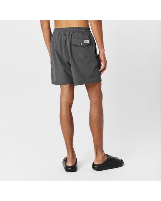 Polo Ralph Lauren Gray Traveller Swim Shorts for men