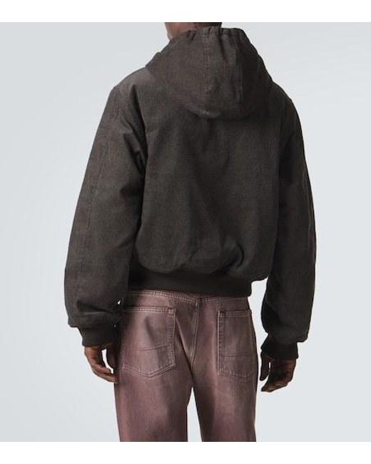 Our Legacy Black Bank Cotton Twill Corduroy Jacket for men