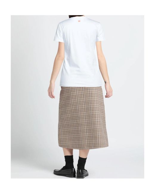 Max Mara White Logo Short Sleeve T-Shirt