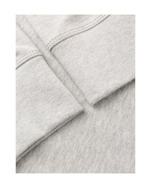 Polo Ralph Lauren White Pony Embroidered Crewneck Sweatshirt for men