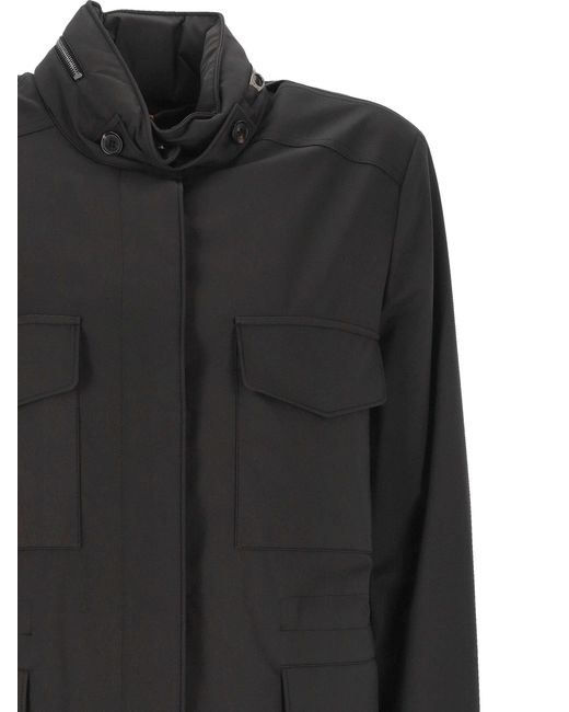 Loro Piana Black Pocket Jacket