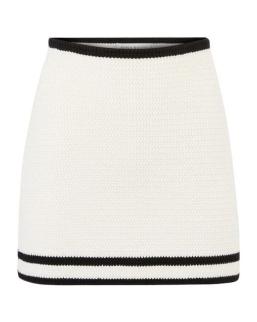 Nina Ricci Multicolor Tweed Mini Skirt