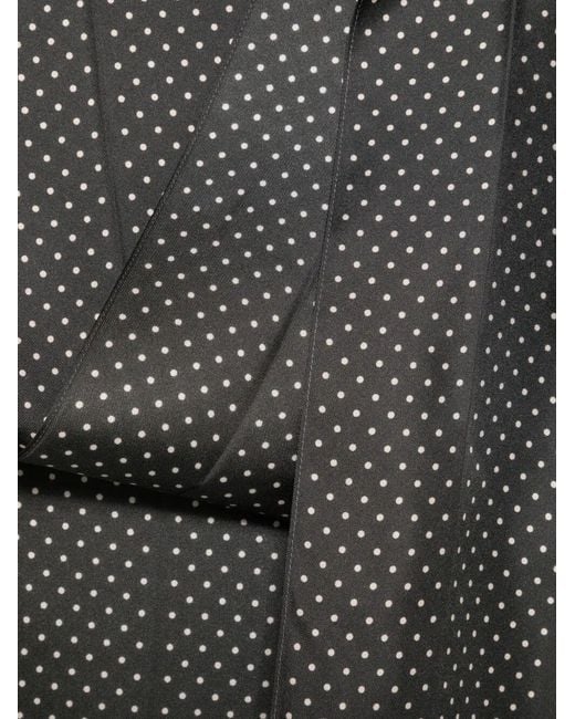 Tom Ford Gray Large Polka Dot Scarf for men