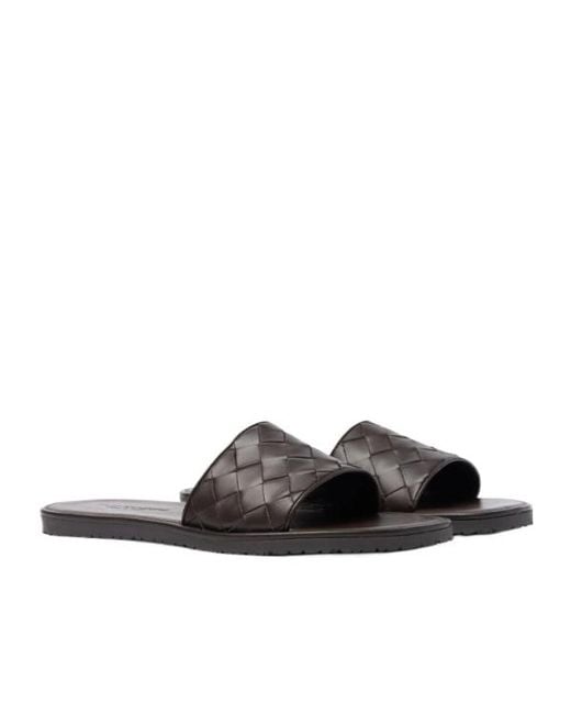 Scarosso White Ulisse Woven Sandals for men