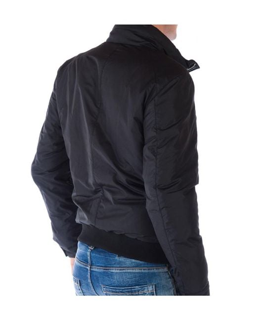 Versace Blue Logo Zipper Casual Jacket for men