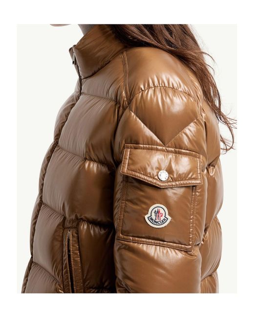 Moncler Brown Hypolais Short Down Jacket