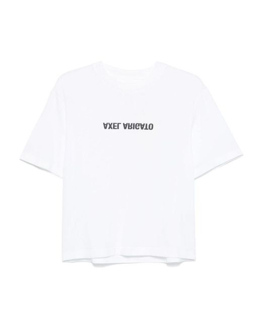 Axel Arigato White Twisted T-Shirt