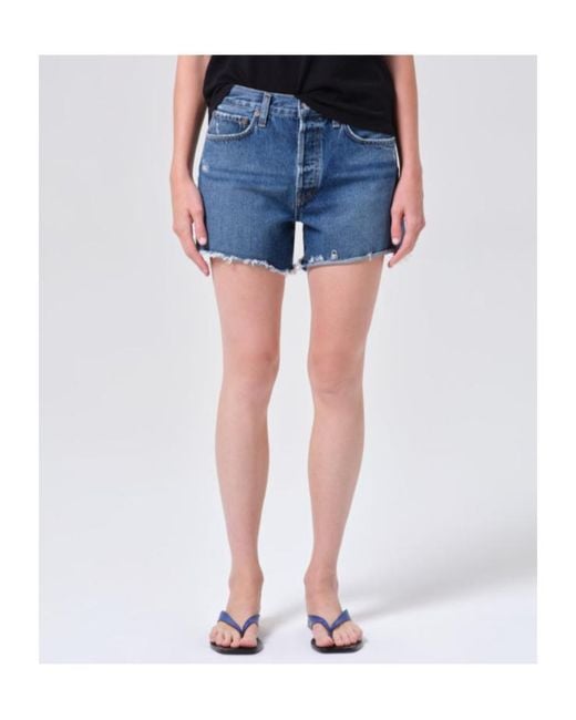 Agolde Blue Parker Ong Short