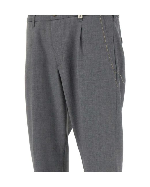 Myths Gray Ares Slim-Fit Pants for men