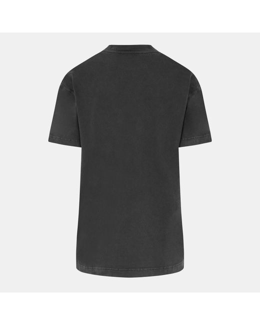 Off-White c/o Virgil Abloh Black Off Roses Wash Tee Ld51