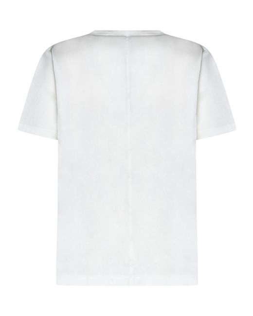 Fabiana Filippi White Short-Sleeved Crewneck T-Shirt