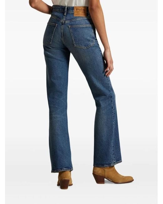 Polo Ralph Lauren Blue Flared Jeans