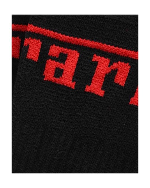 Ferrari Black Logo Socks for men