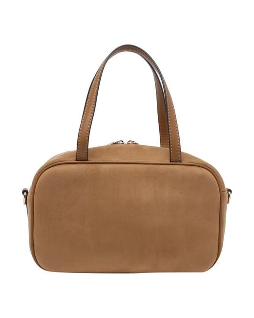 Liu Jo Brown Dual-Handle Shoulder Bag