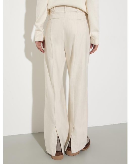 MAX&Co. White Twill Pants