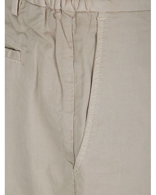 Eleventy Gray Wide Leg Shorts for men