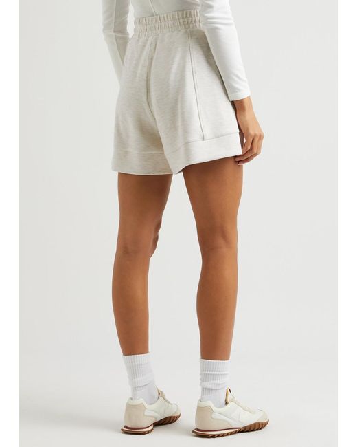 Varley White Alder Stretch-Jersey Shorts