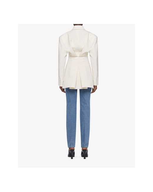 Givenchy White Double-Breasted Blazer