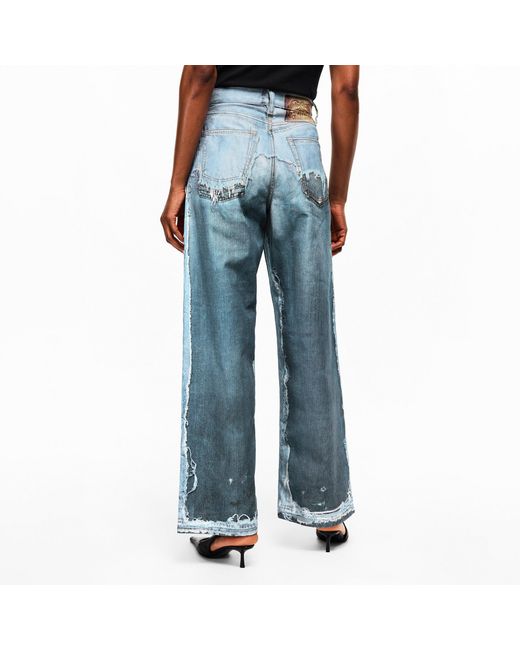 Acne Blue Loose Straight Jeans