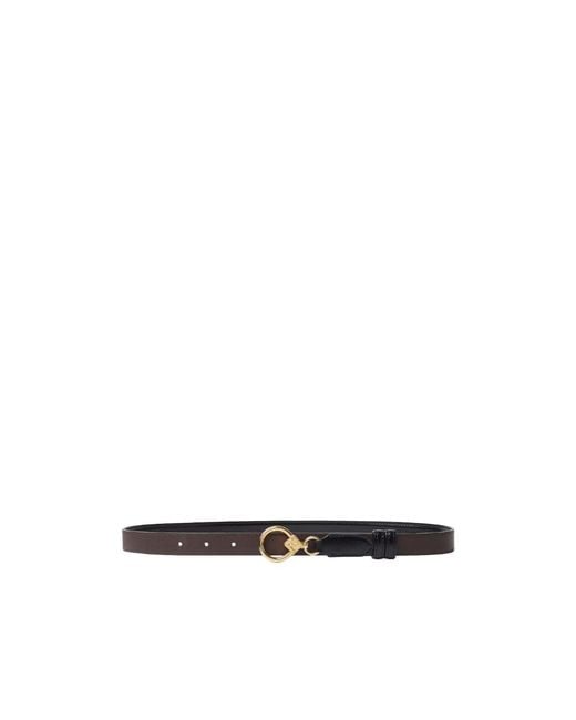 Fendi White Ff Diamonds Belt