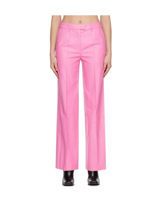 Stand Studio Pink Four-Pocket Casual Pants