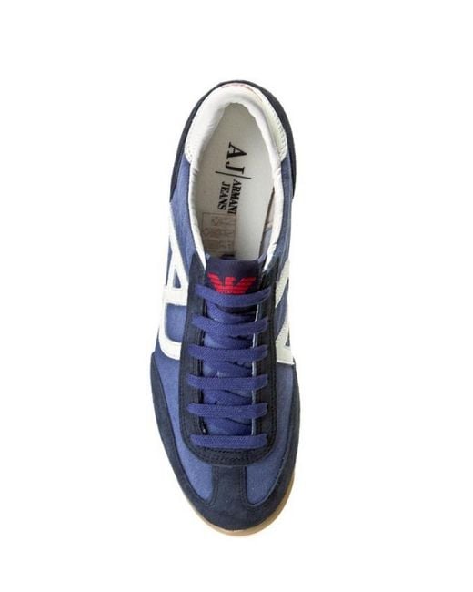 Armani Jeans Blue Logo Details Casual Sports Shoes for men