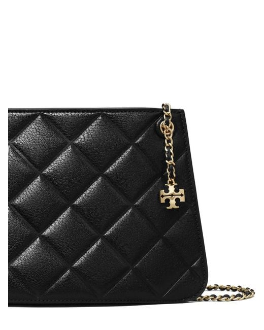 Tory Burch Black Fleming Quilted Shoulder Bag