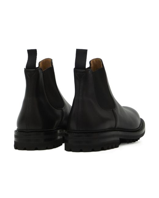 Church's Black Mccarthy Lug-Sole Chelsea Boots for men