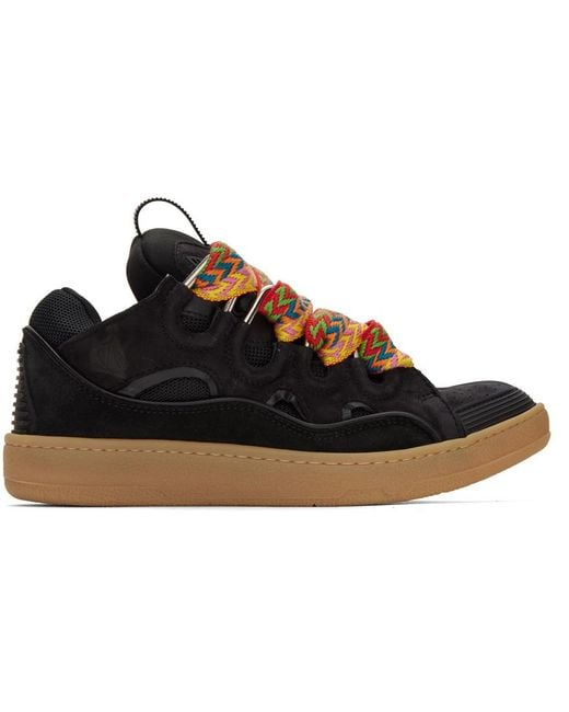 Lanvin Black Curb Low-Top Sneakers for men