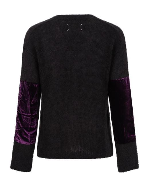 Maison Margiela Black Button-Up Knit Cardigan for men