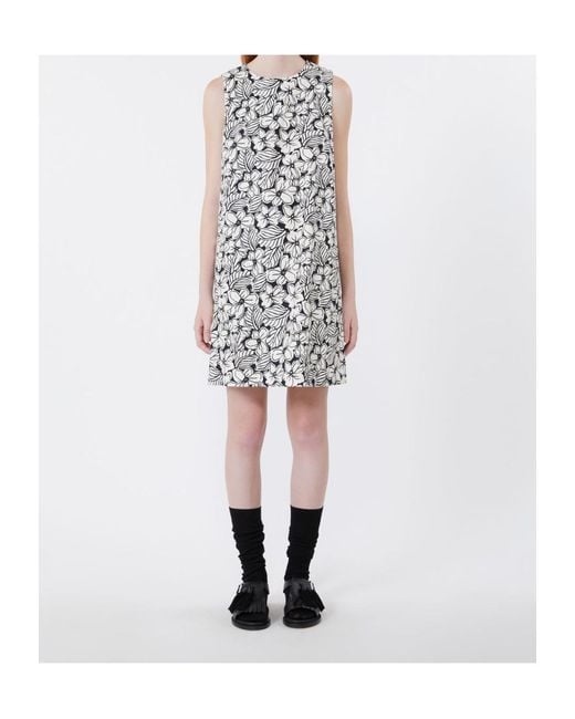 Weekend by Maxmara White Floral Midi Dress