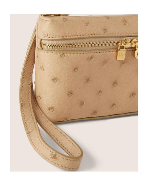 Loro Piana Natural Extra Pocket Mini Pouch
