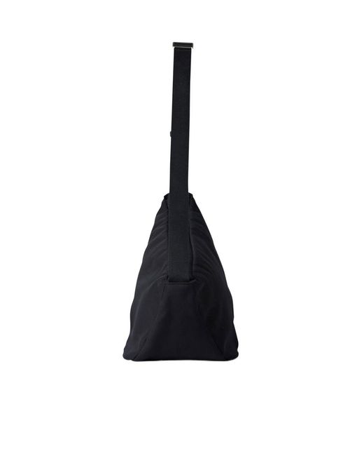 The Row Black Slouchy Banana Two Shoulder Bag
