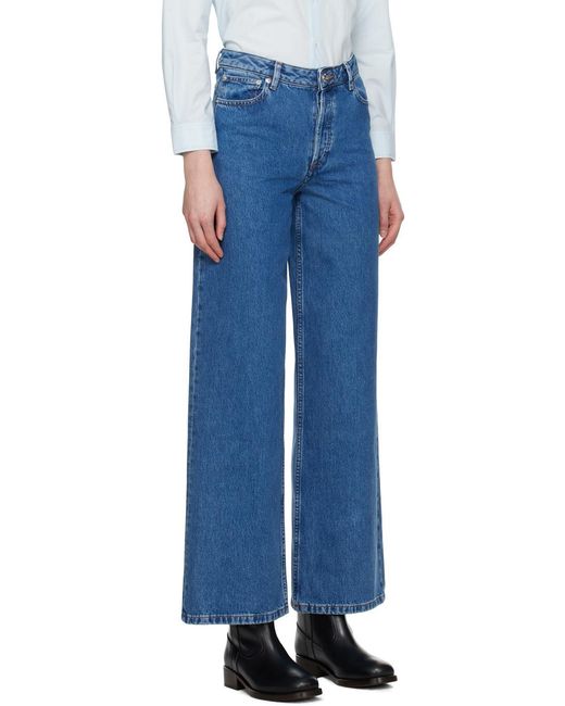 A.P.C. Blue . Indigo Elisabeth Jeans