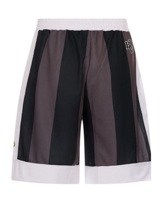 Barrow Black Mesh Basketball Shorts for men