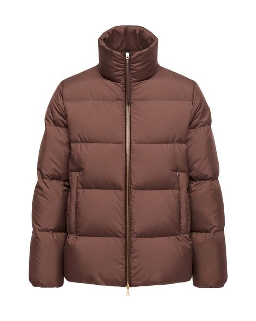 Moncler Brown Vivantesse Short Down Jacket
