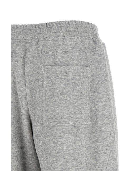 Brunello Cucinelli Gray Seam-Detail Track Pants