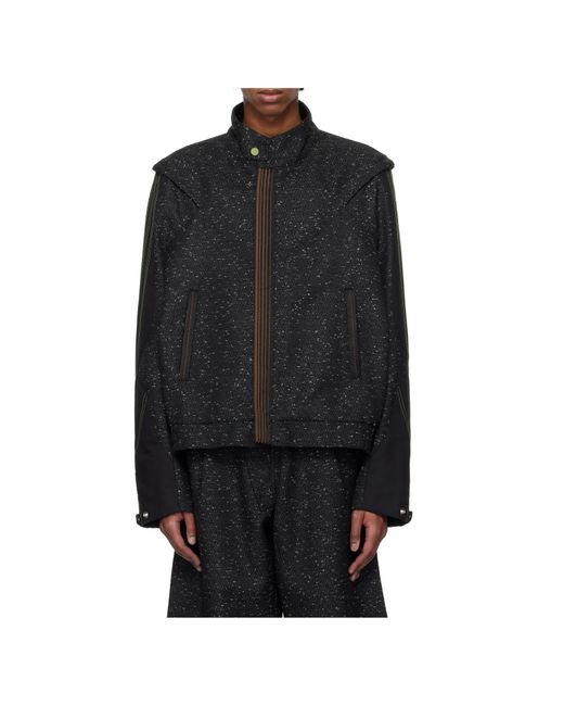 Kiko Kostadinov Black Solix Jacket for men