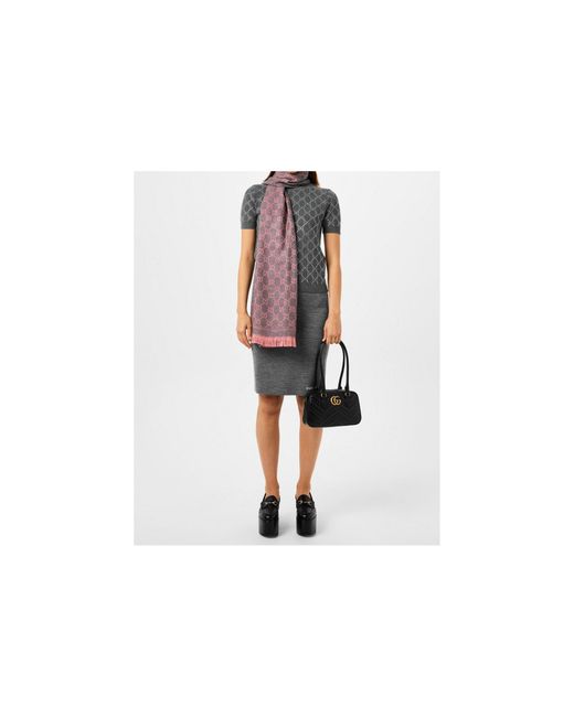 Gucci Pink Pure Wool Scarf