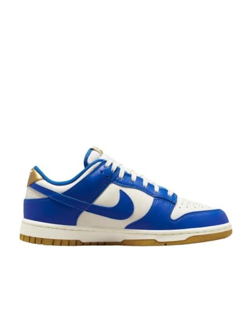 Nike Blue Dunk Leather Sneakers